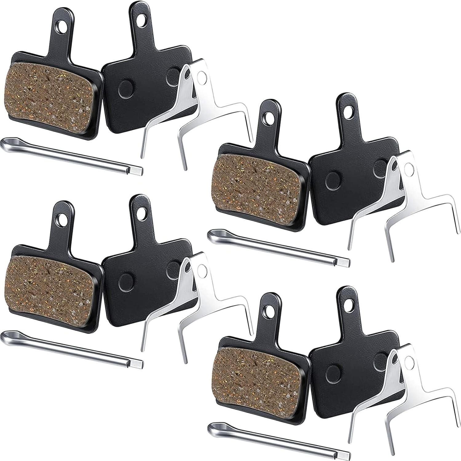 Zonon 4 Pairs Bike Brake Pads as the pictures show, show