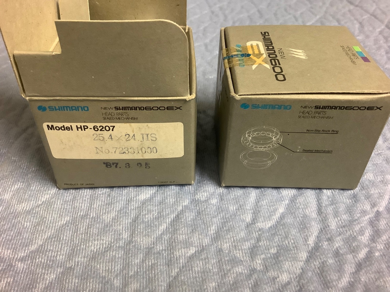 Vintage 80’s Shimano 600 EX / HP-6207 1″ inch threaded ahead headset