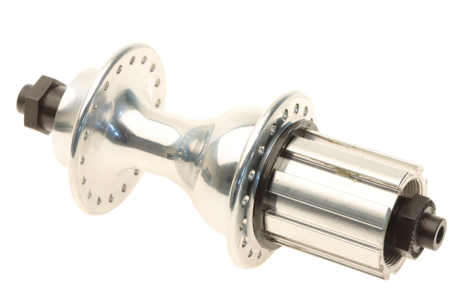 Campagnolo Veloce 36h Hubset 9/10 Speed Freehub Silver NOS NEW