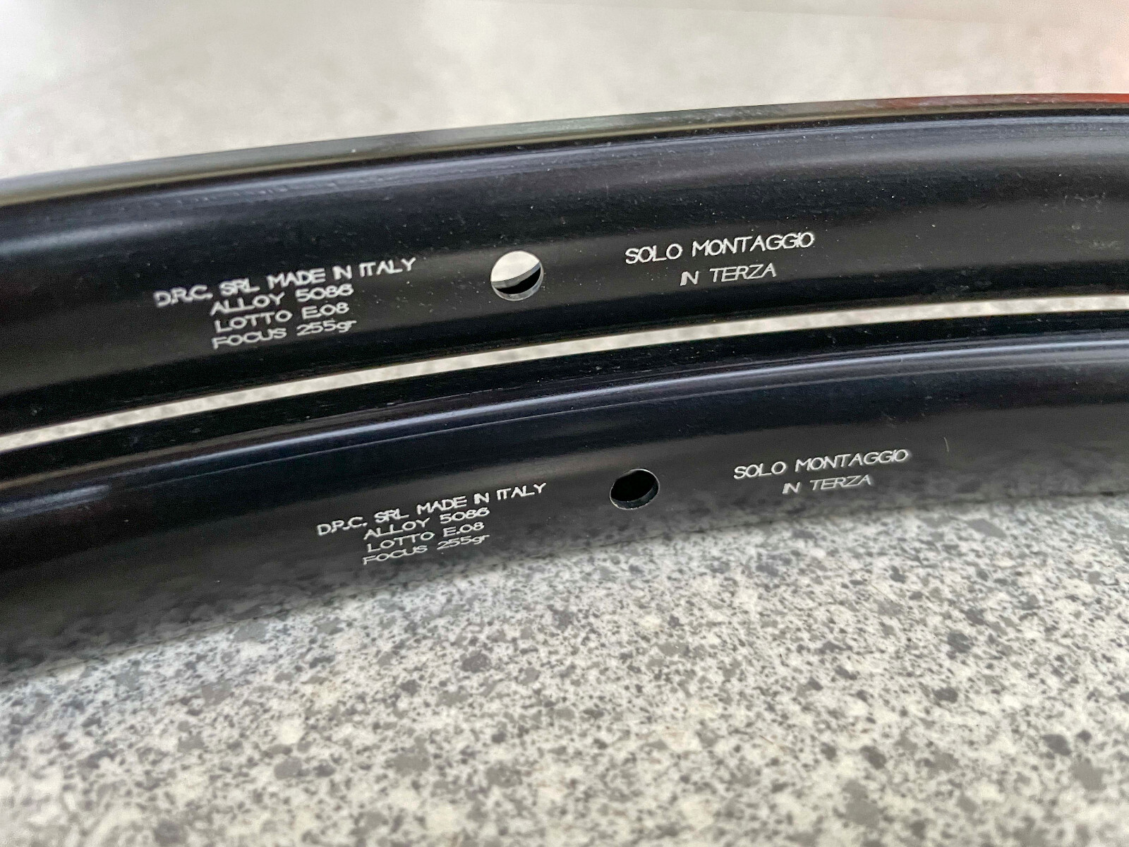 2X DRC FOCUS Rims By Bramati 32H NOS Tubular Rims Rare New Focus 255 Gr. Black