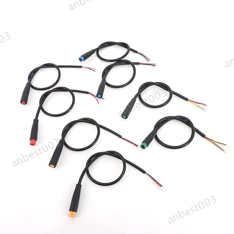 6mm M6 2 3 4 5 6 pin Julet ebike Plug Connector Signal Bicycle electric Cable