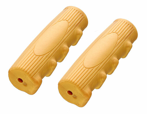 bike BICYCLE BIKE GRIPS KRATON RUBBER 0214 BEIGE. bike part, bicycle part,