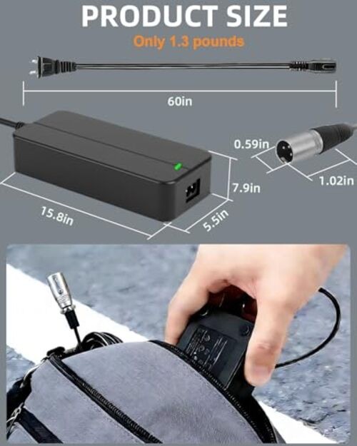 54.6V for Q20 Ridstar YVY E-Bike Fast 3A Q20 Ridstar – 5A Interface