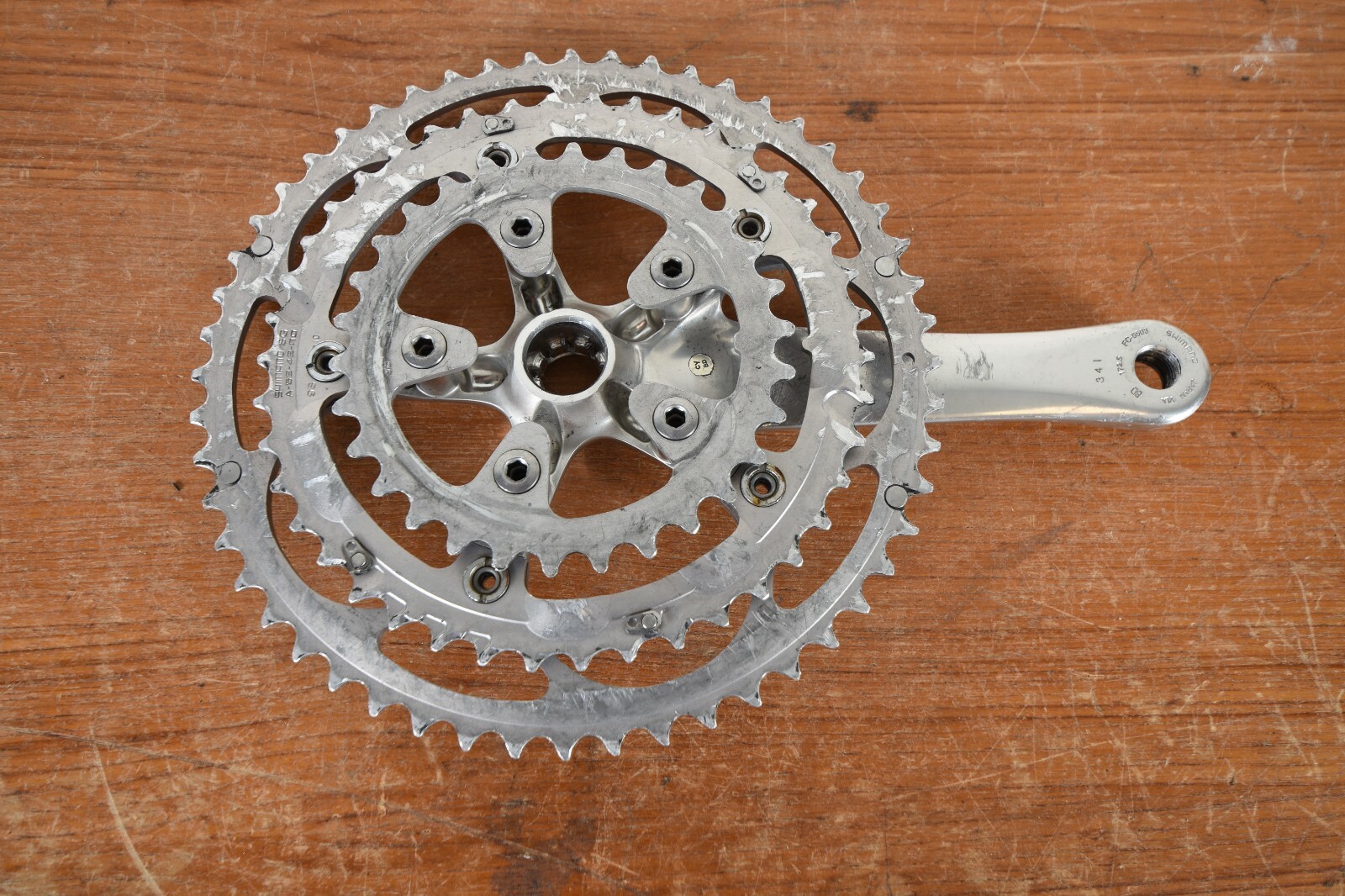 Shimano Ultegra FC-6503 Triple 52/42/30t Triple Crankset 172.5mm Road Bicycle