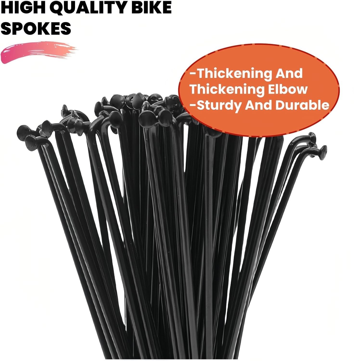 Universal Electric Bicycle Spokes 12G 131mm-298mm