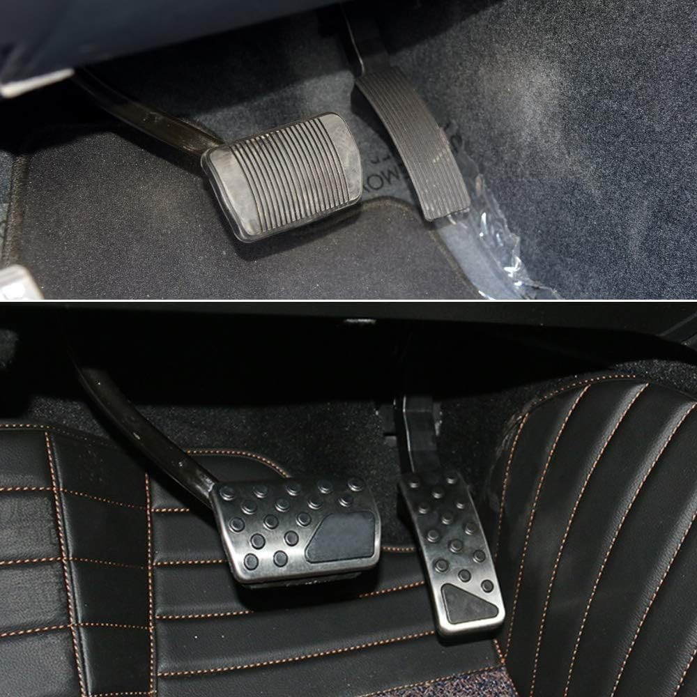 Pedal Cover Aluminum Alloy Brake and Accelerator Pedal Covers Non-Slip Gas