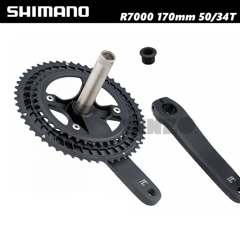 Shimano FC-R7000 105 2*11 Speed Crankset 50-34T 170mm Length Road Bike Bulk