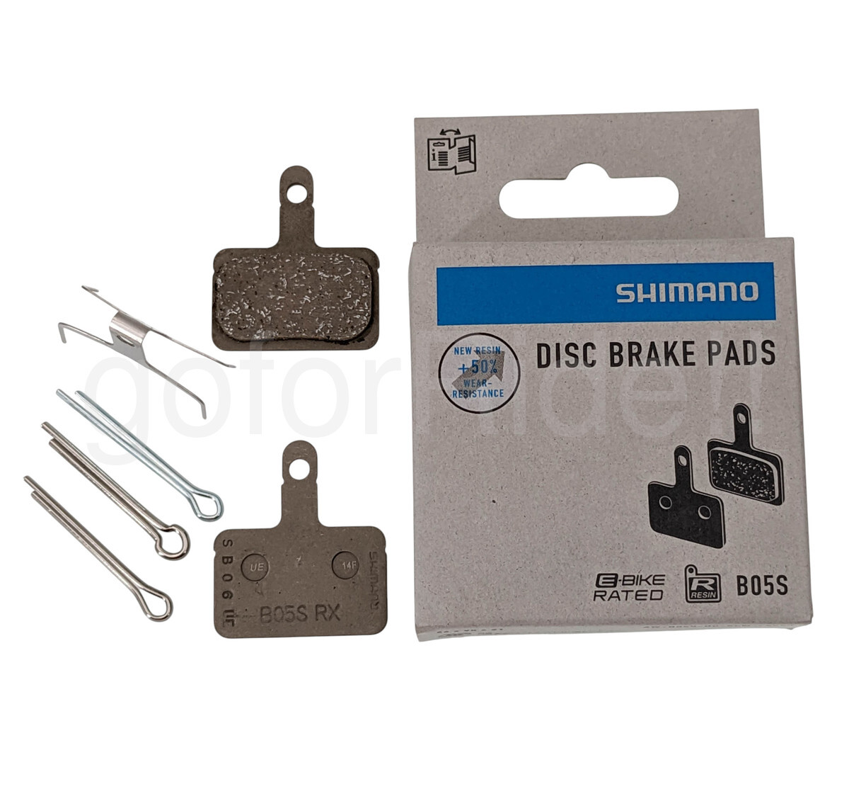Shimano B05S-RX Disc Brake Resin Pads fit MT200 MT400 Altus Acera,M4050,M3050