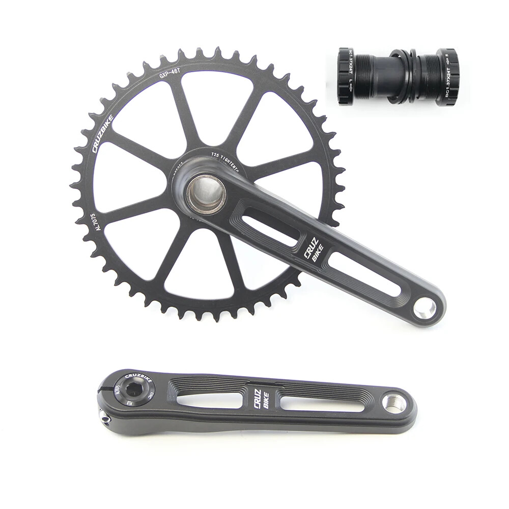 155/160/165/170/175mm Folding BIke/Road Bike Crankset BB Hollow Tech Sprocket