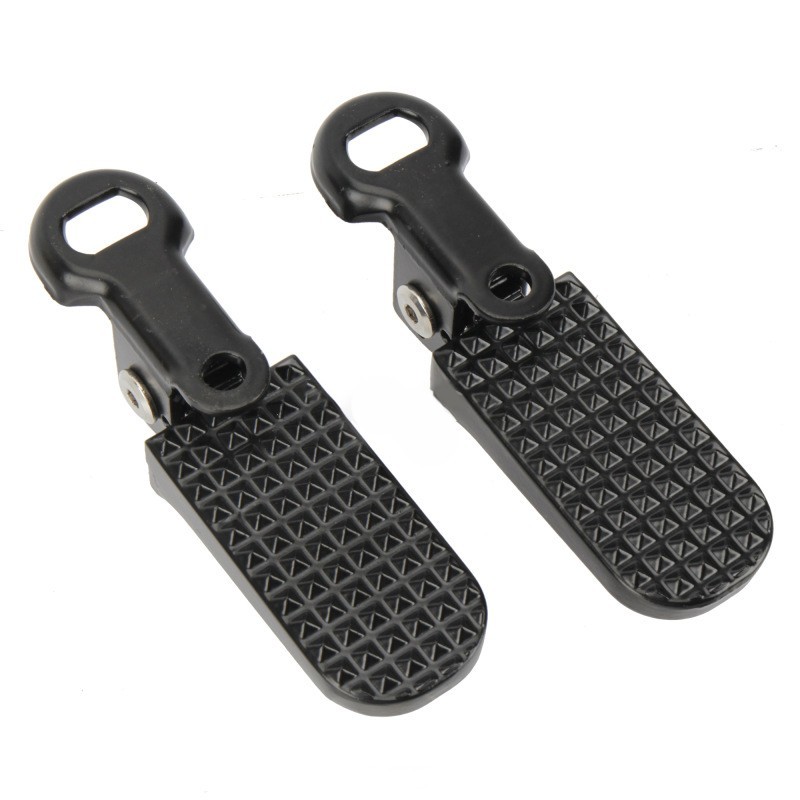 Easy to Store Electric Bike Rear Footrest Peg Lightweight Foldable Pedal