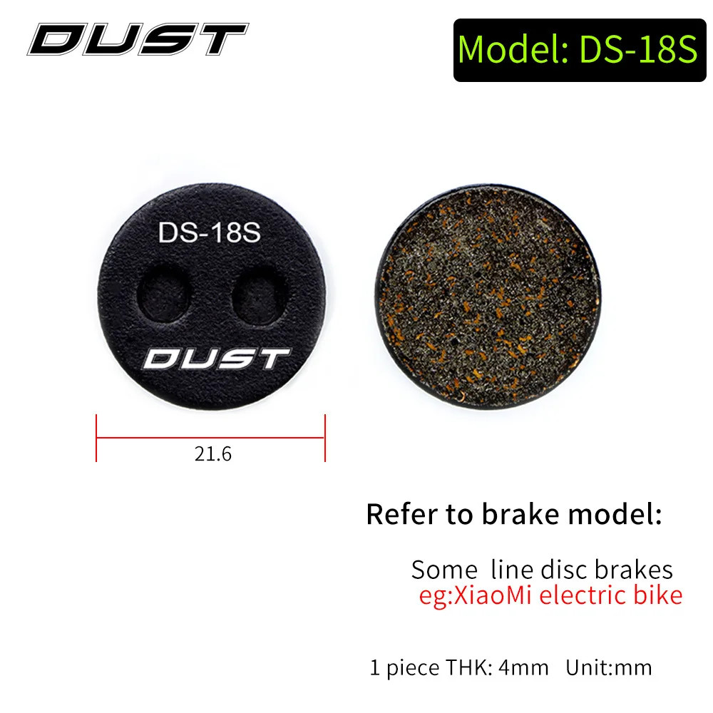 Semi Metal Bike Disc Brake Pads Shimano XT XTR SRAM BB5 BB7 MTB 1Pair