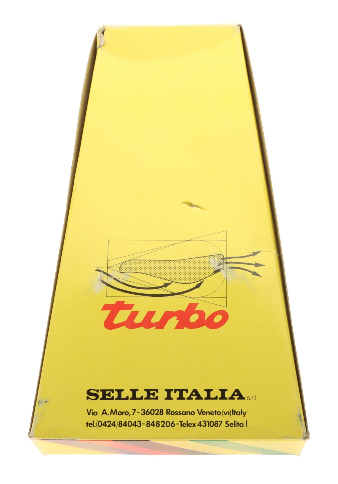 Selle Italia Turbo SUEDE Leather Saddle Black w/ WC STRIPES 90s Steel NEW NOS