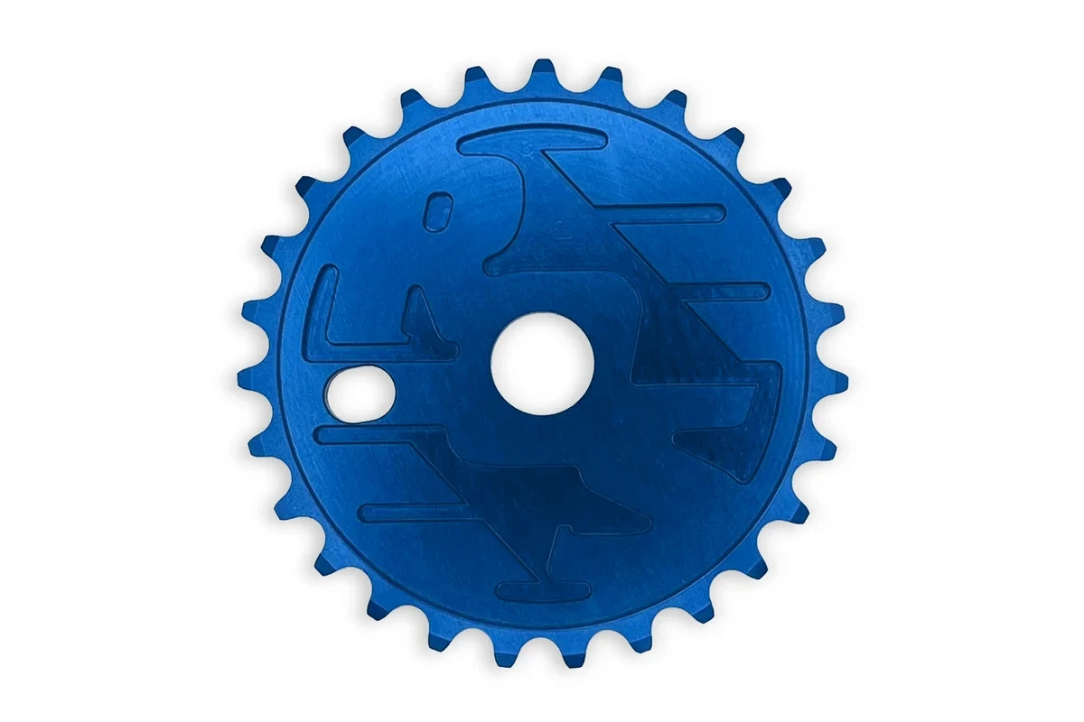 ROS – RIDE OUT SUPPLY SPROCKET – ROS CHAINRING – NEW – NO PACKAGING – BLUE -33T