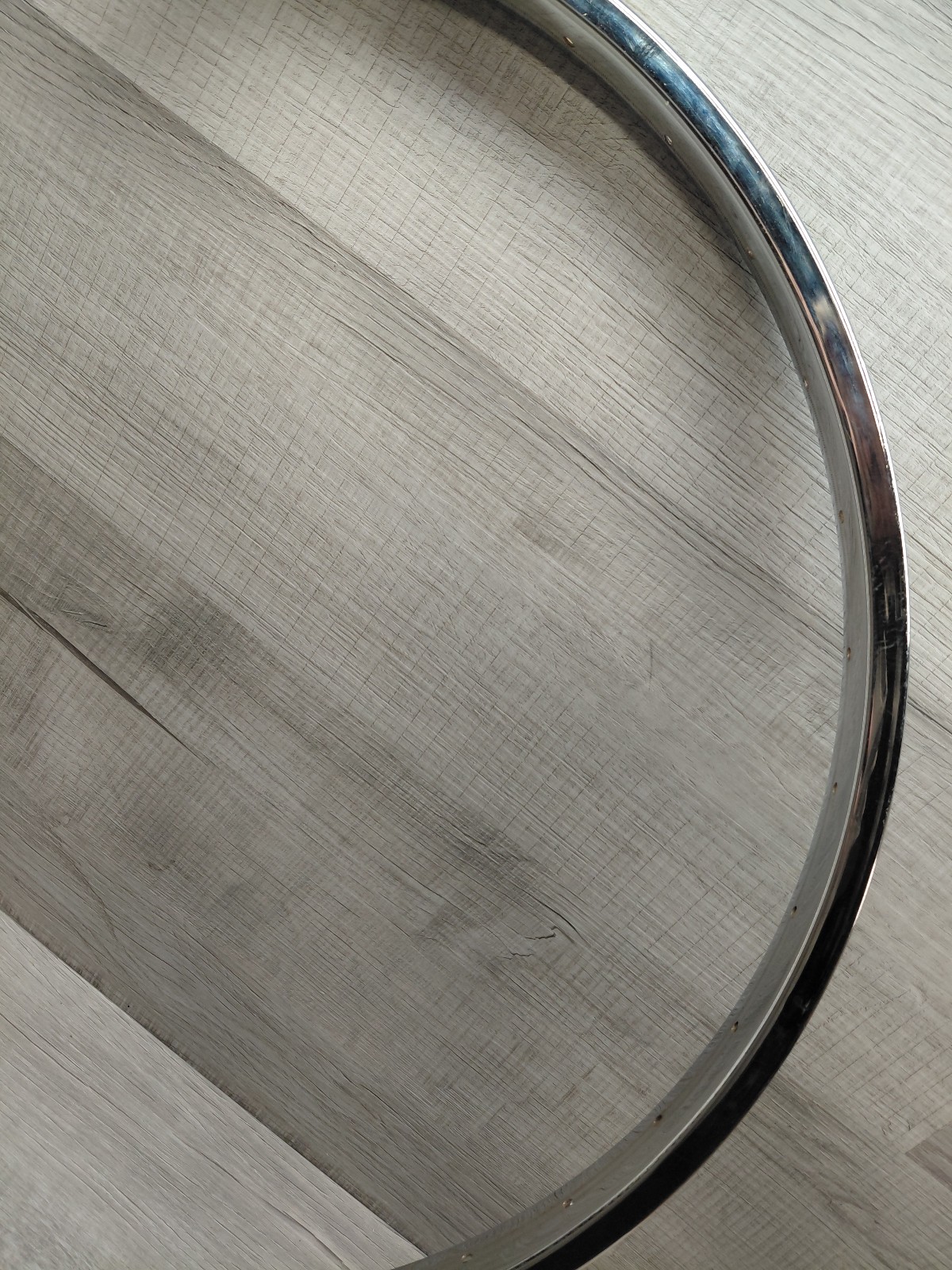 Vintage 26 X 1 3/4″ S-7 Chrome “Schwinn Tubular Rim” Stamped S-7 36 H Hoop Rim
