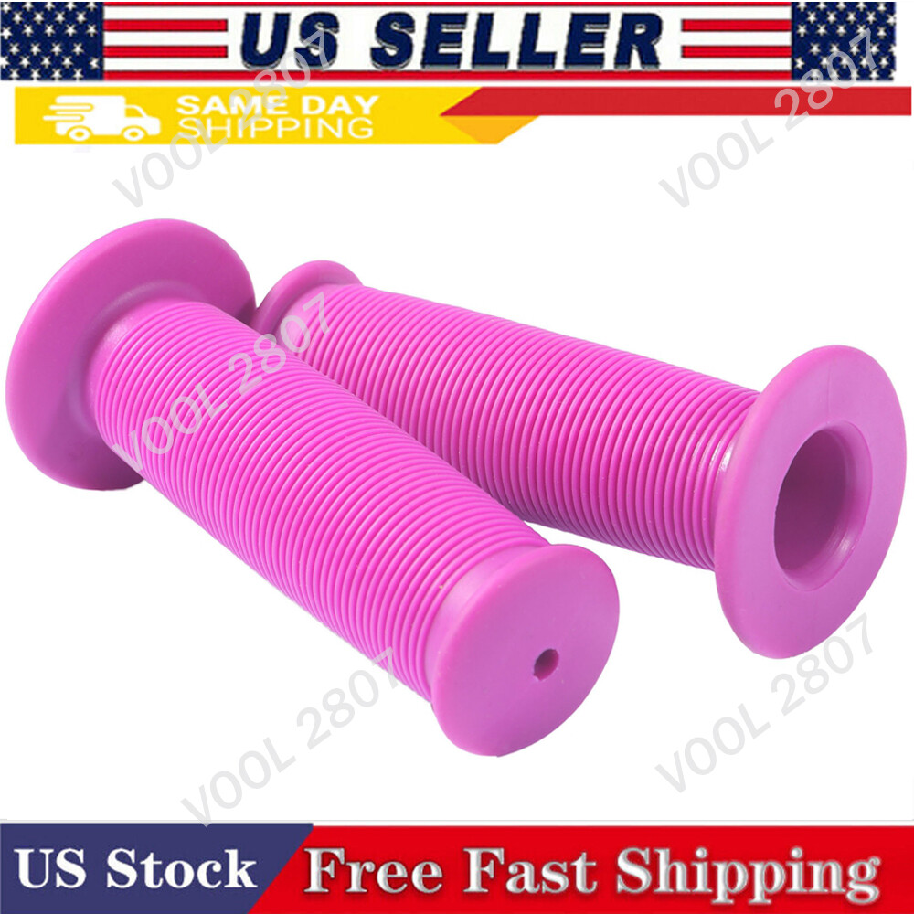 Pair Motorcycle Scooter Bicycle Anti-Slip Soft Rubber Handlebar Hand Grips