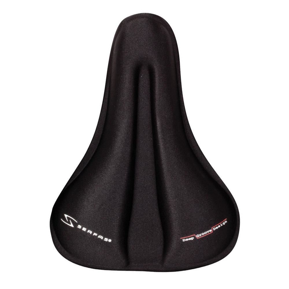 Serfas Medium Saddle Hybrid Pad (Medium – 247x182mm) w/ Lycra Cover