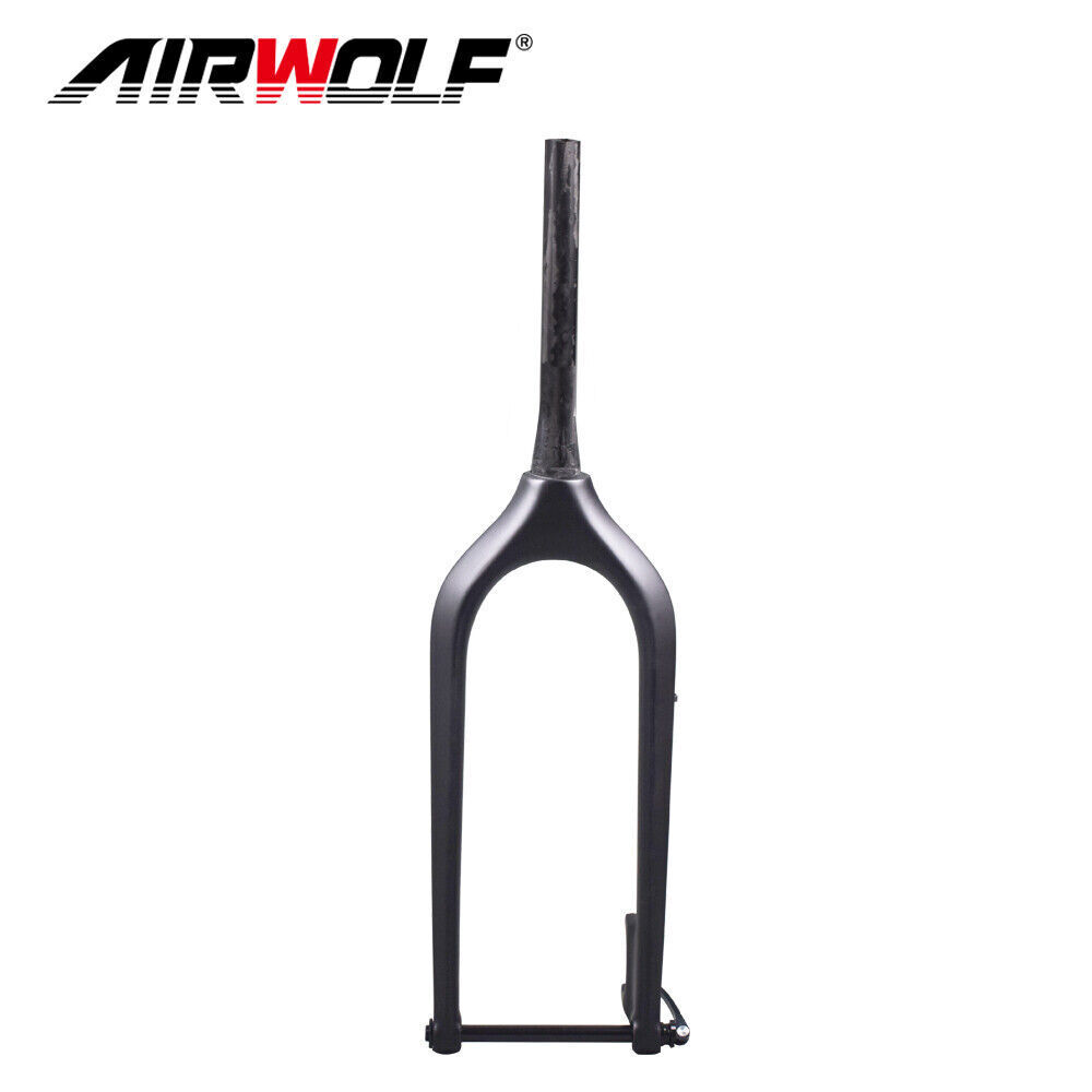 26er Carbon Fat Bike Fork Snow Beach MTB Bicycle Tapered Forks Fit 5.0″ Tire