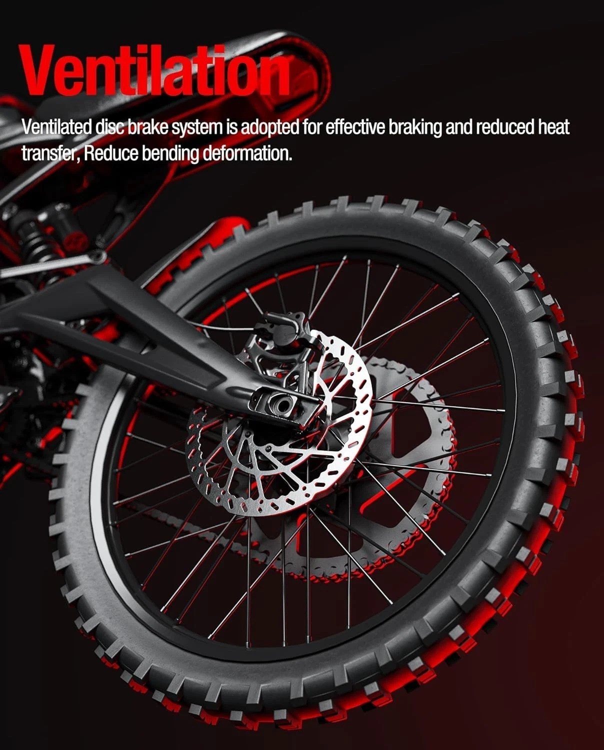 Heavy-Duty 220 mm Thickened Stainless Steel Rear Brake Disc Rotor for for Tal…