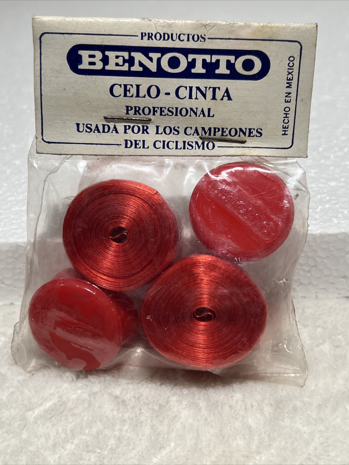 Benotto Red Smooth Road Handlebar Tape NEW/NOS Vintage-NIB