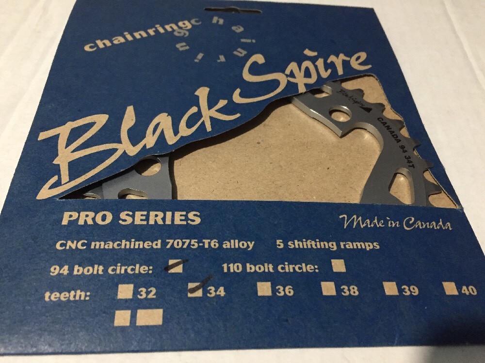 Blackspire PRO Chainring 34 T 94 BCD 7075-T6 Made in Canada NOS