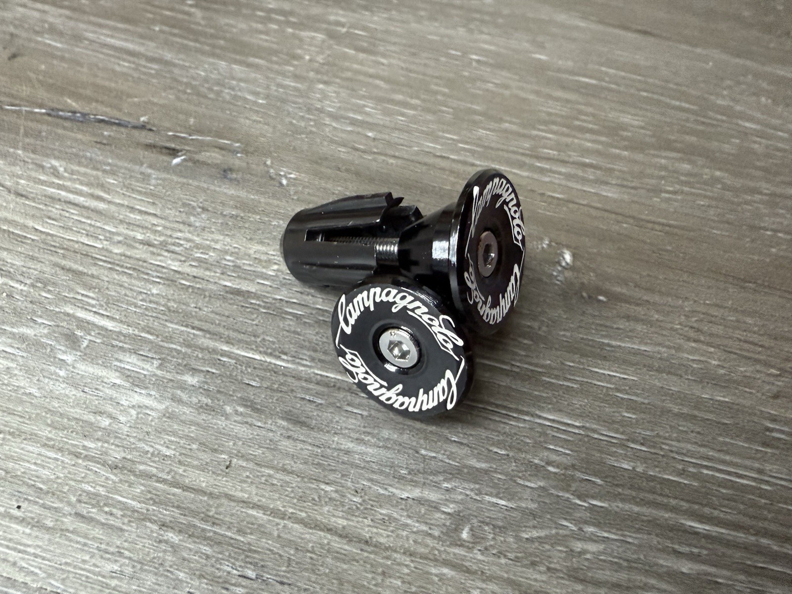 Campagnolo Repop Bicycle Bike Handlebar Bar End Plugs Black Road Bike
