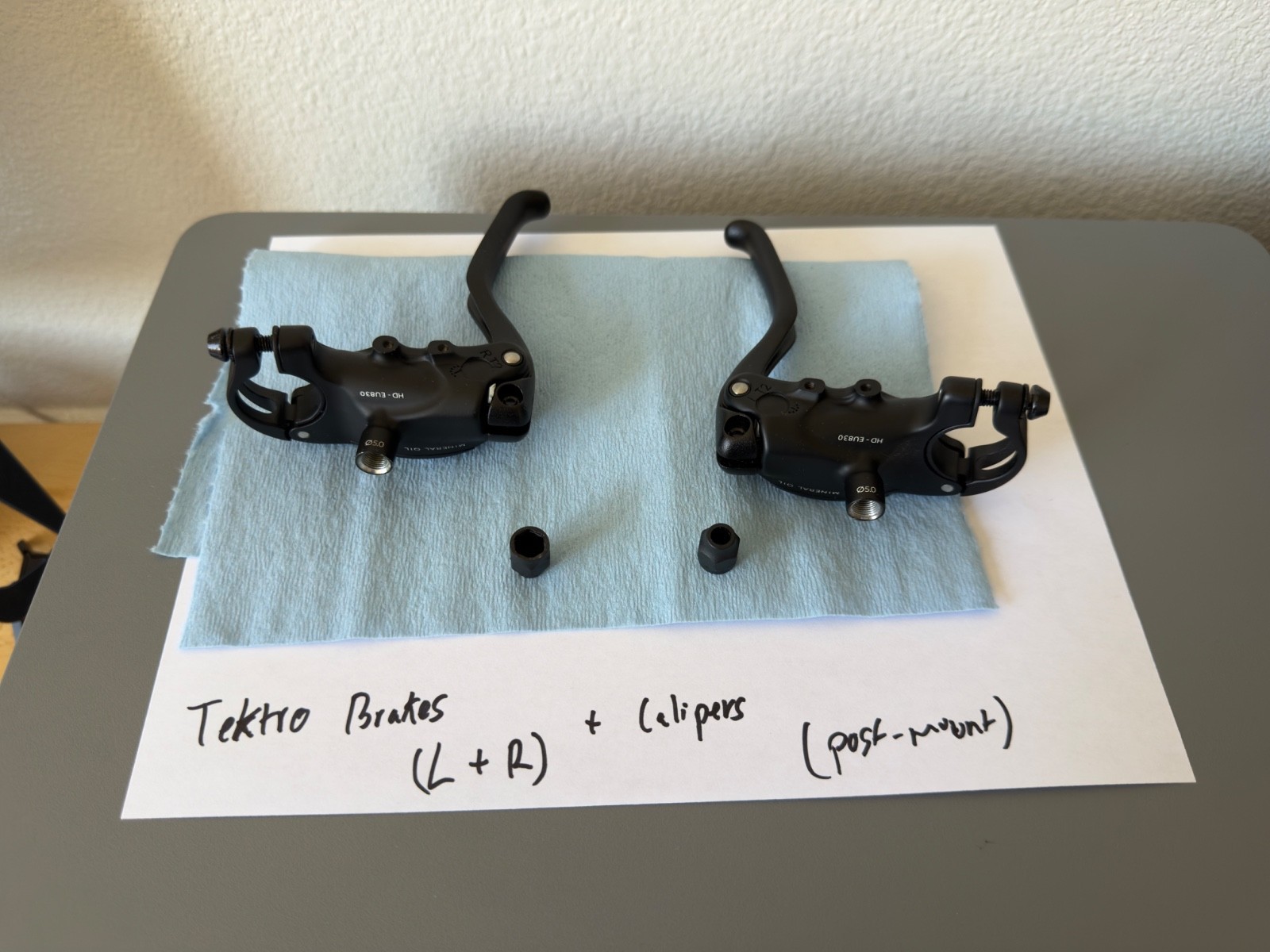 TRP HD-EU830, 4 piston hydraulic, post-mount | Serial 1 brakes (take offs)