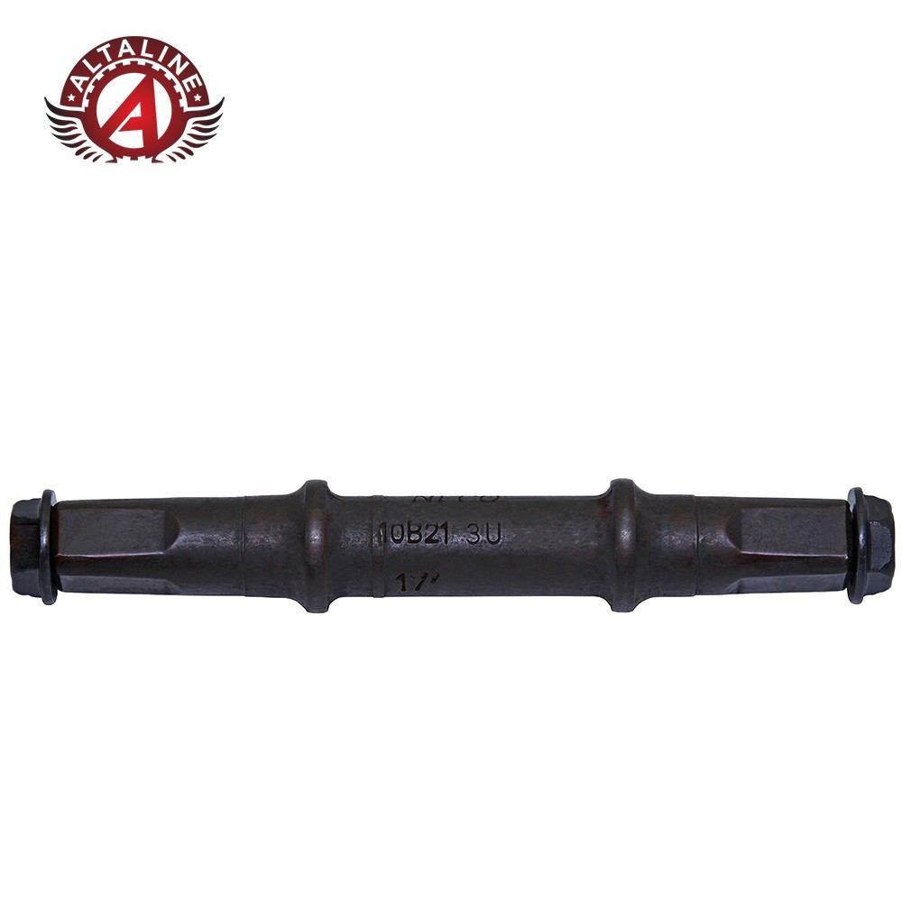 AltaLine Bicycle Cotterless Bottom Bracket Axle Square Bolt Style 127.5mm Black.