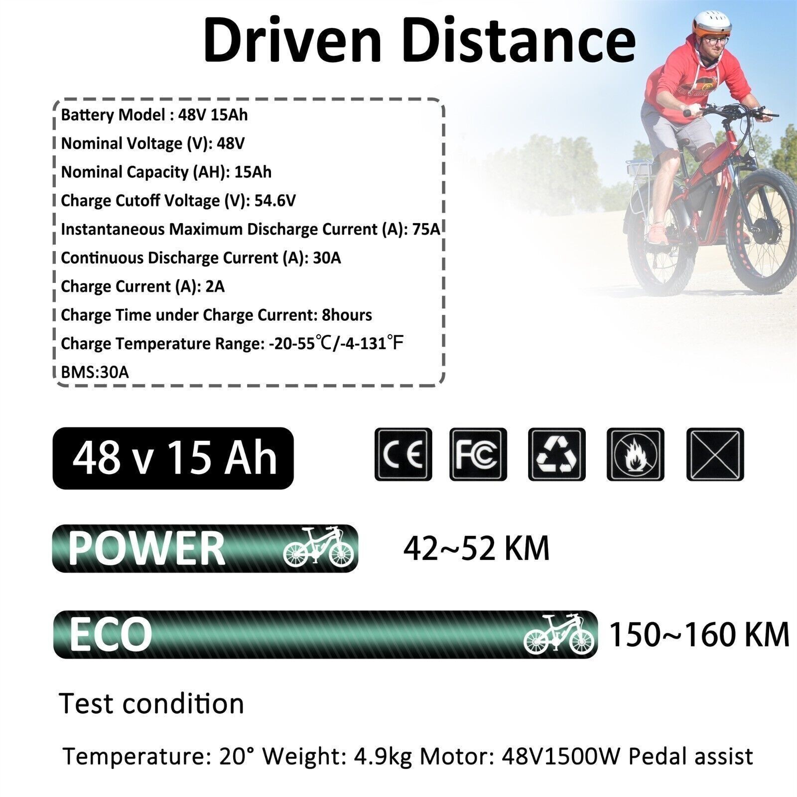 48V 15Ah Hailong Battery for 200W-1500W Ebike Electric Bike Lithium Battery BMS