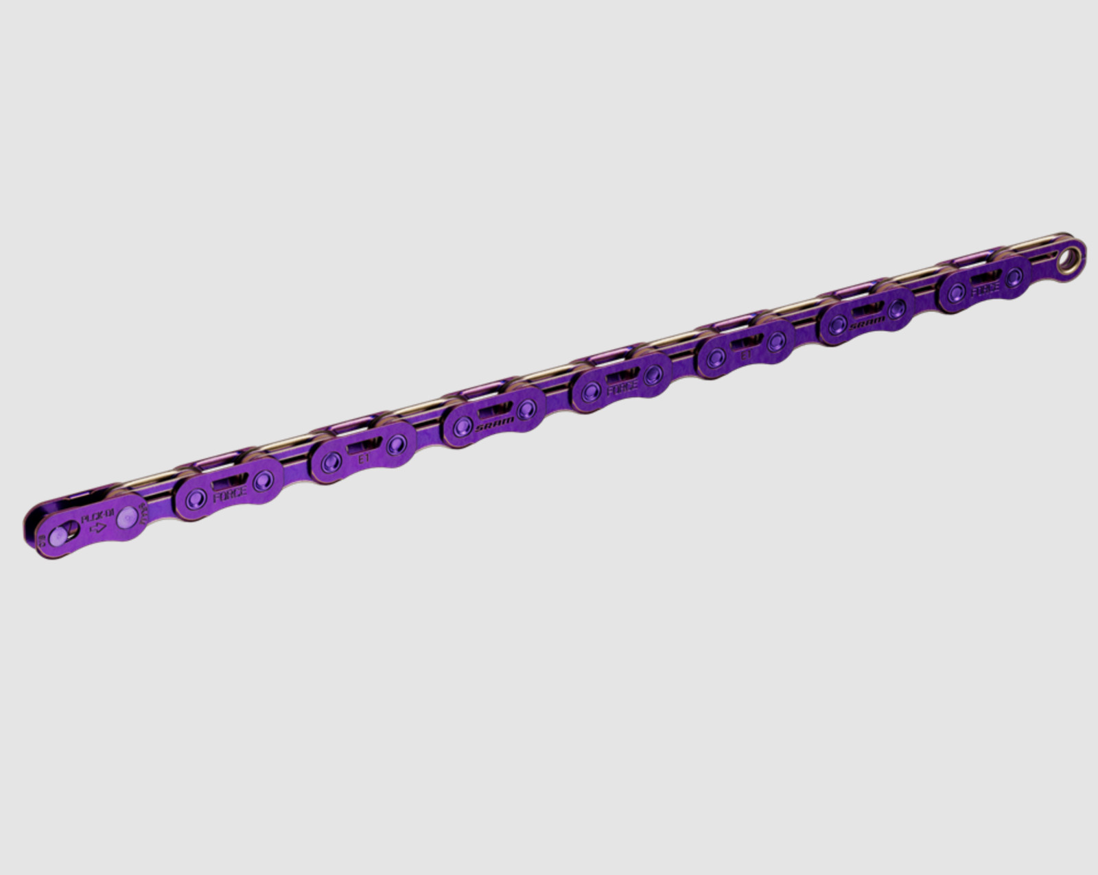SRAM Force Flattop Chain – 12/13-Speed, 126 Links, PowerLock Connector, Purple,