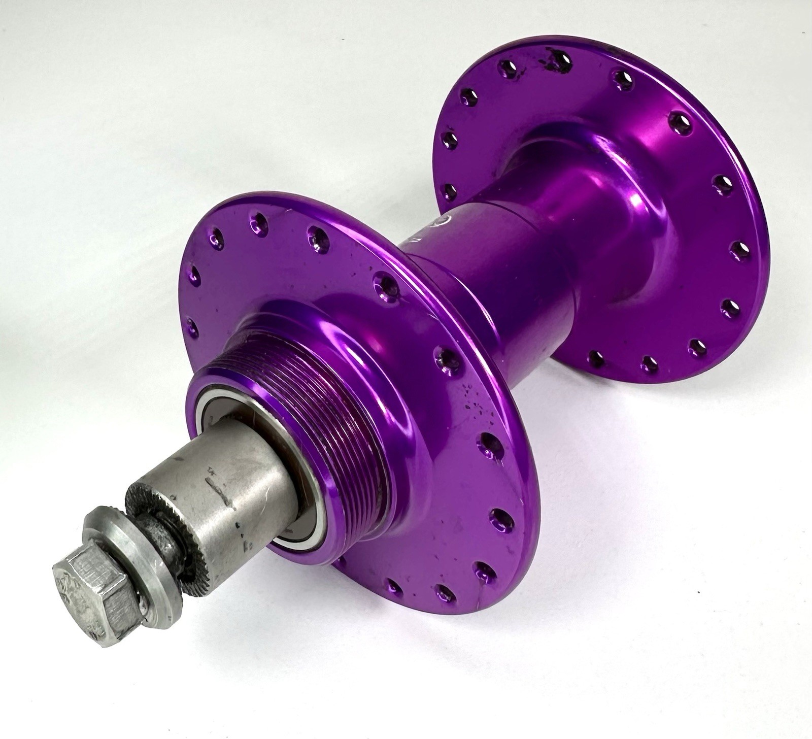 Phil Wood Purple Rear Hub Single Speed 32h