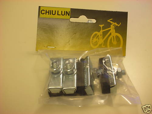 NEW 4-PACK BOLT ON BICYCLE BIKE 10 SPEED BRAKE RUBBER PADS SHOES