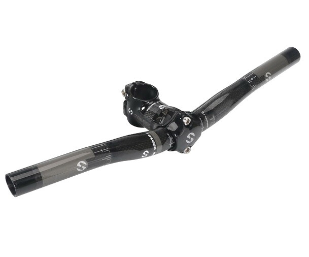 Carbon MTB Road fixie Bicycle Stems Kids Bike Riser bar Short Handlebar Stem Kit