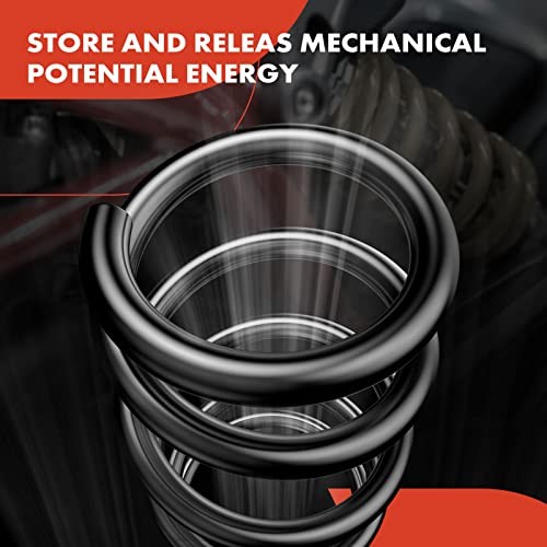 2Pcs Rear Suspension Coil Spring Set Compatible with Jeep Grand Cherokee 2005