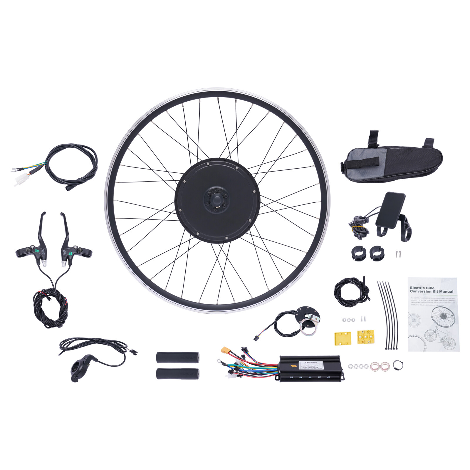 48V 1000W E-Bike Conversion Kit 28/29 Inch Front Wheel & Hub Motor Electric Bike