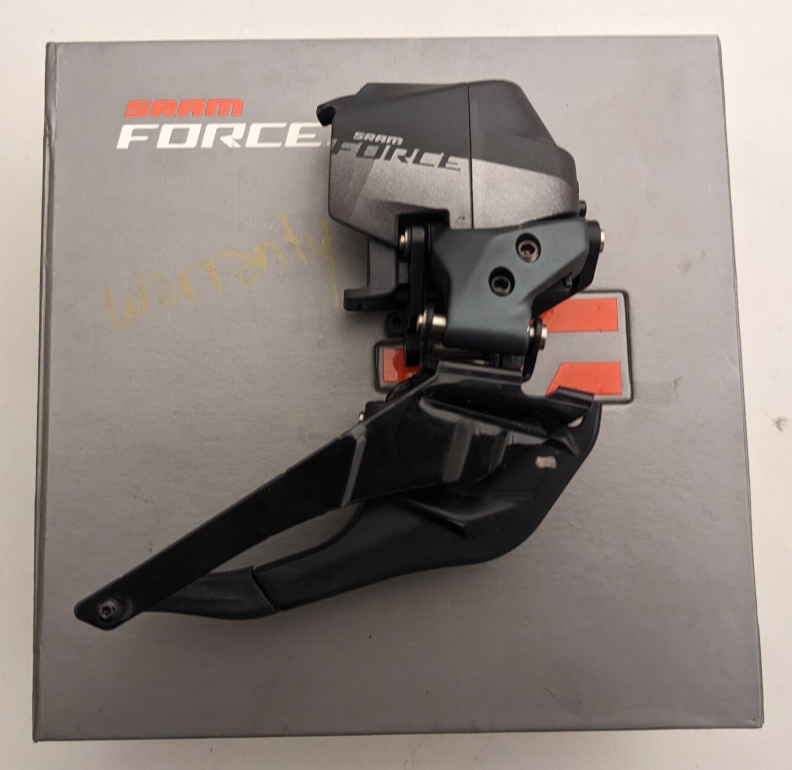 SRAM Force eTap AXS Front Derailleur – Braze-on, Gloss Black – NO BATTERY
