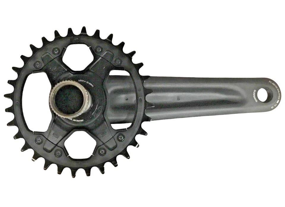 Shimano Deore M6100 1×12 Crankset 32T 175mm 52mm Chainline Fits 142/148mm