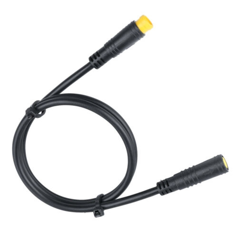 Black Extension Cable Cable EBike Extension Fittings Practical Brand New