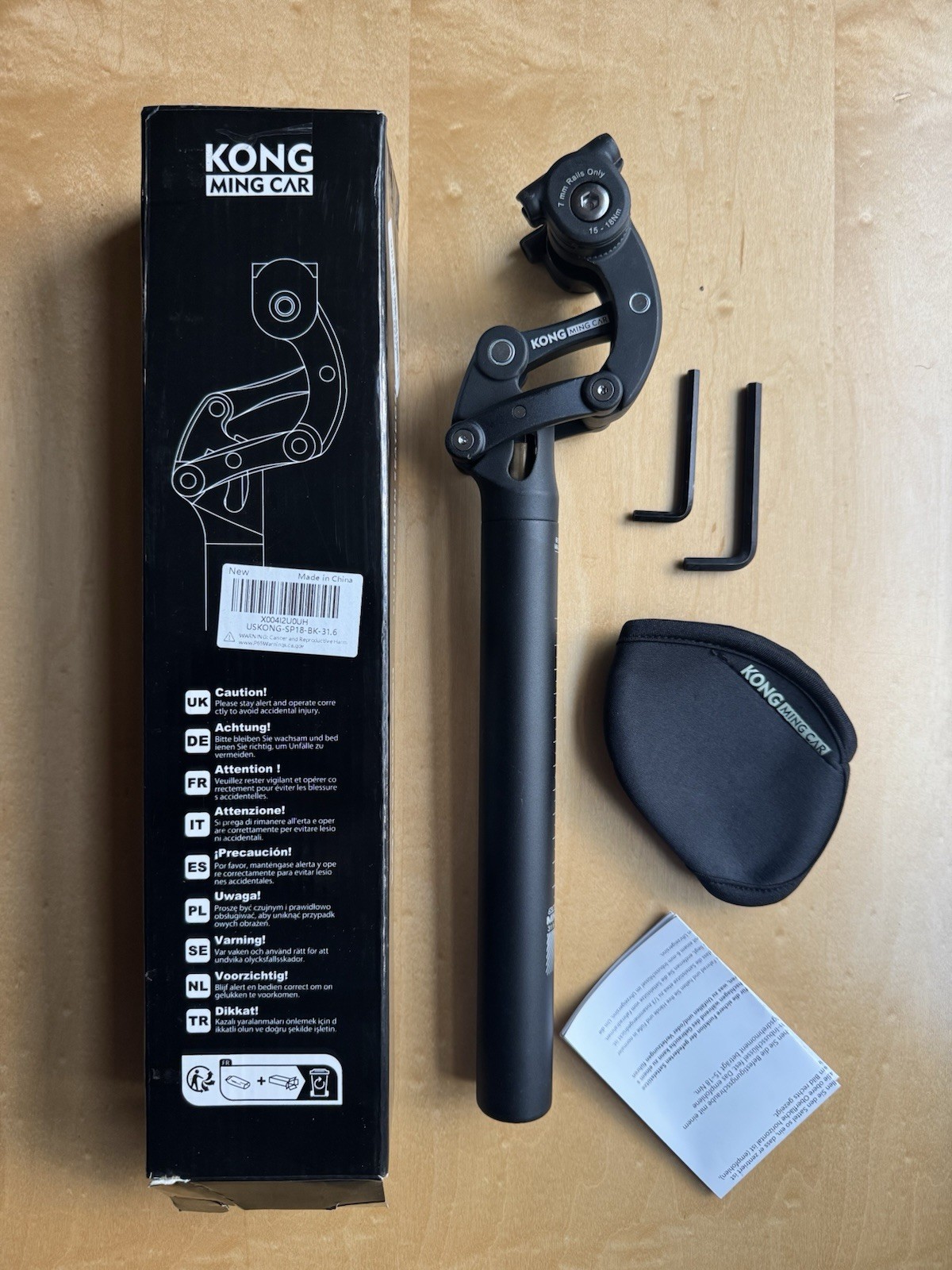 Kong Ming Car Suspension Seat Post For Bikes – Shock-Absorbing Seat Post 31.6mm