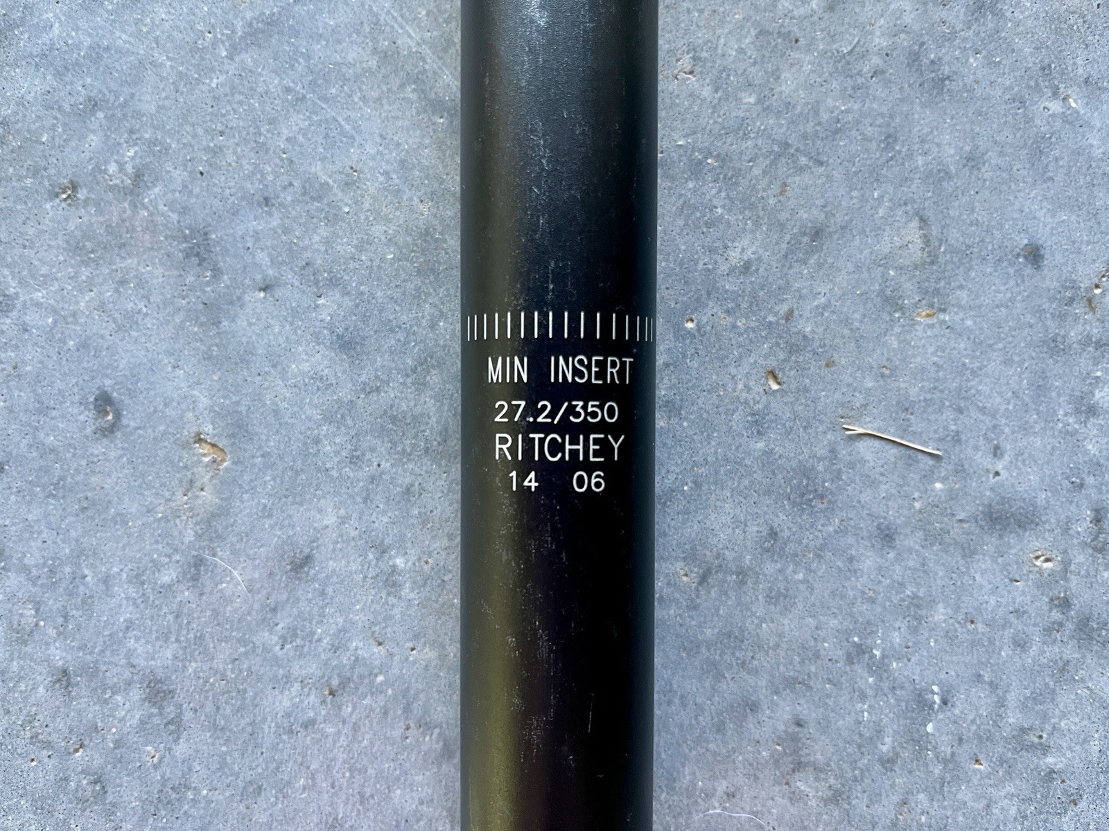 Ritchey WCS 1-Bolt Alloy Seatpost 27.2mm, 350mm, 0 Offset