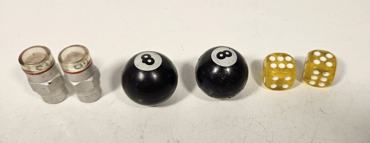 Bicycle Tube Valve Caps Plastic & Metal Miscellaneous