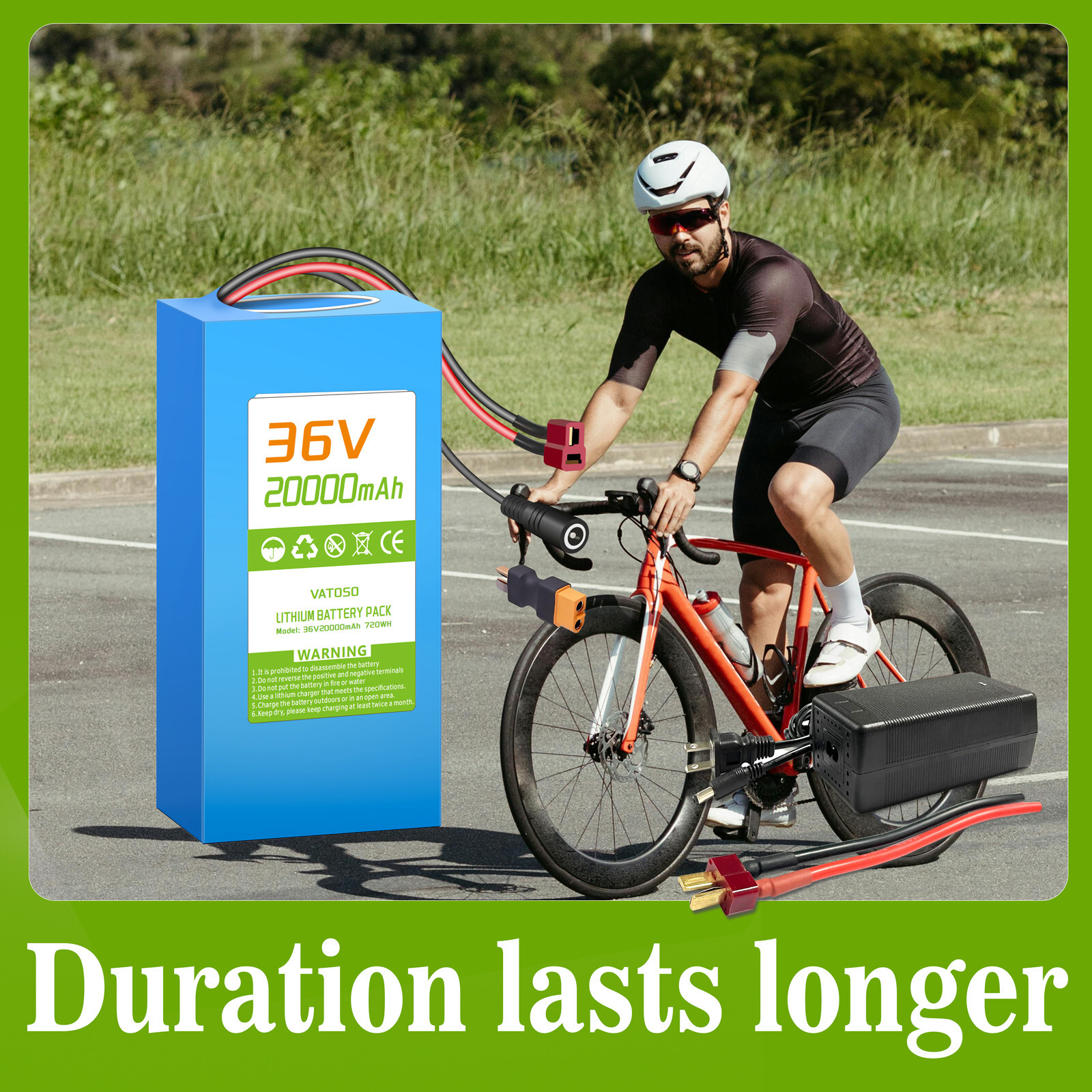 36V20AH E-bike Lithium Battery for 200W-800W Ebike Electric Bicycle e-scoot