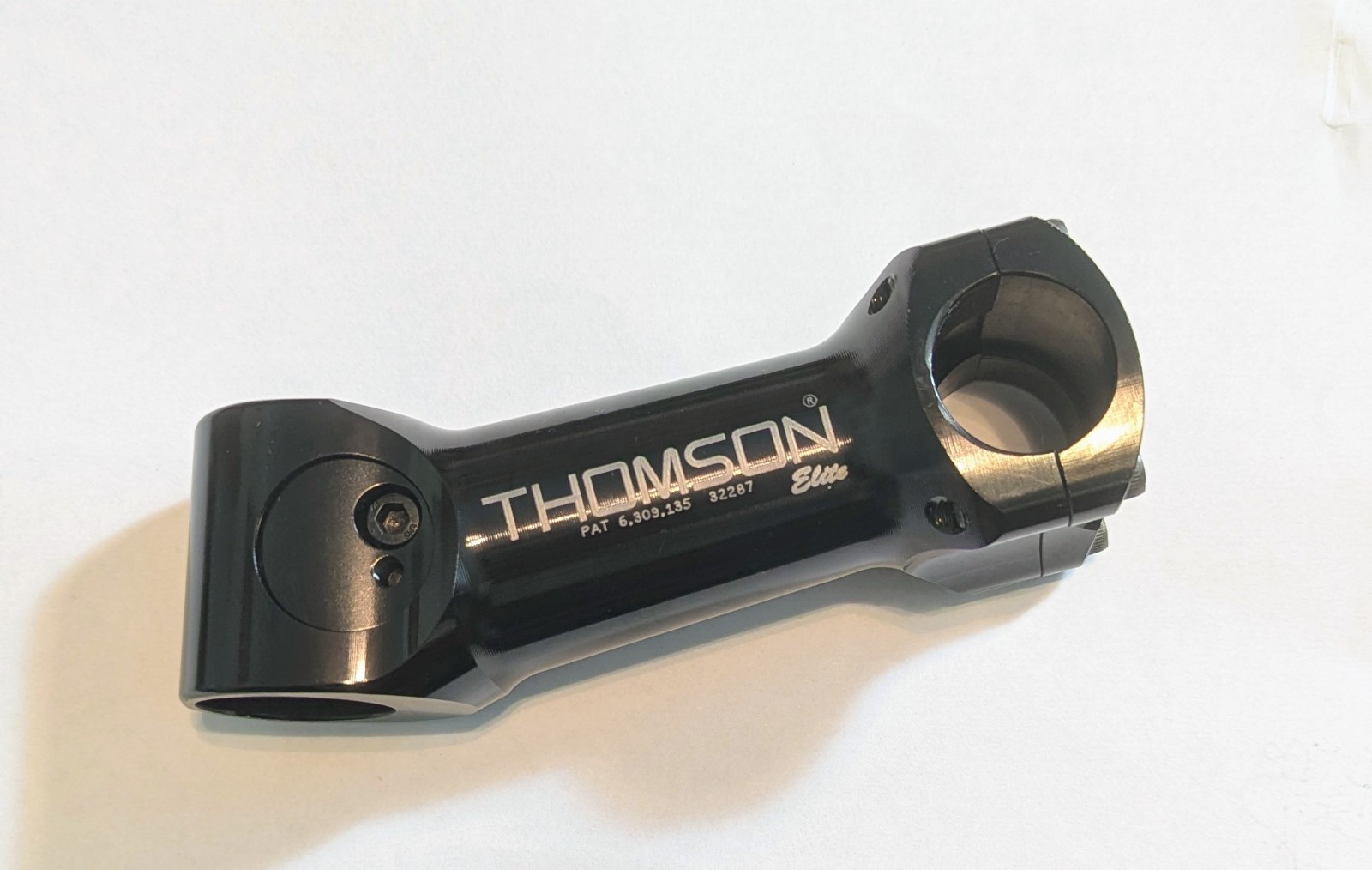 Thomson Elite Stem, 25.4 x 110 mm x 15 degree hi rise, XC mtb bike, black