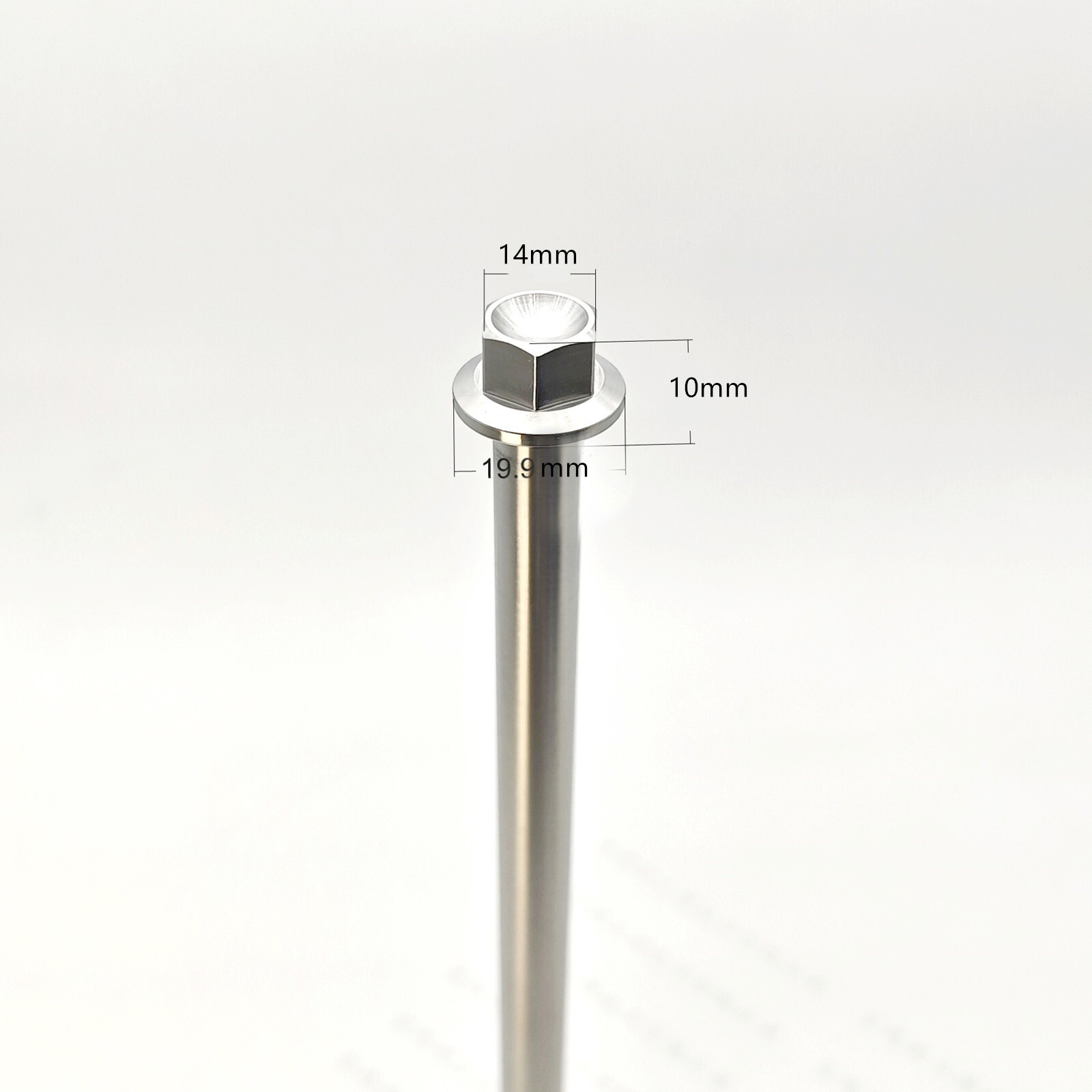 1 Pcs M10 X1.25 X 200mm/240mm/350mm Titanium Alloy Screws Flange Head Cap Bolts