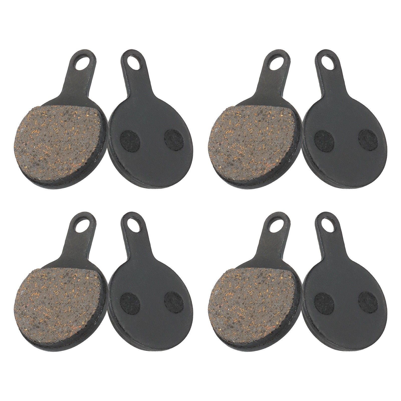 4set Disc Brake Pad 0.89″ x 1.33″ Bike Brake Pads, Black
