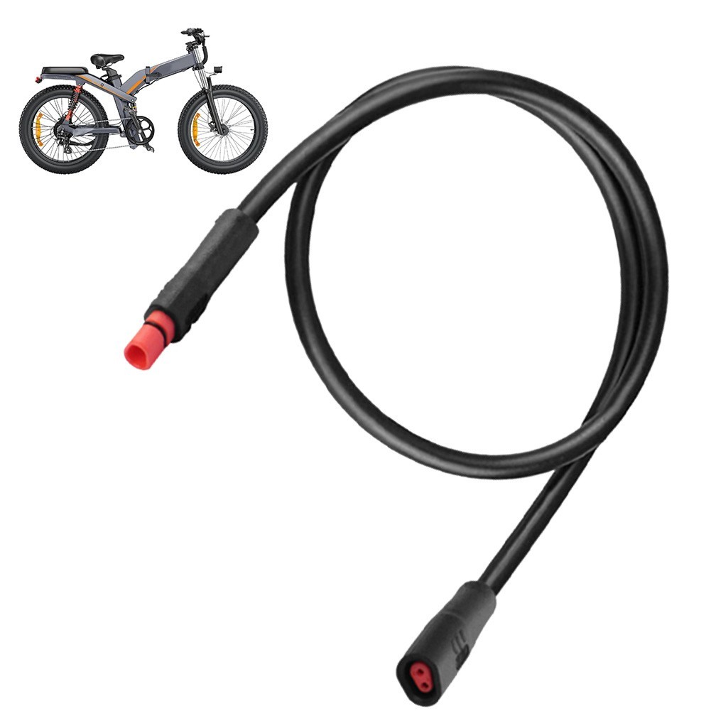 2 Pin Male to Female Signal Extension Cable 660mm Waterproof for Mountain Bikes