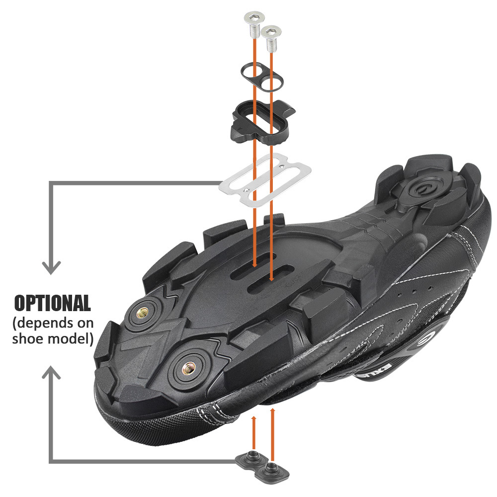 Mountain Bike Shimano SPD Cleats Look X-Track MTB Clipless Pedals 14° SM-SH51