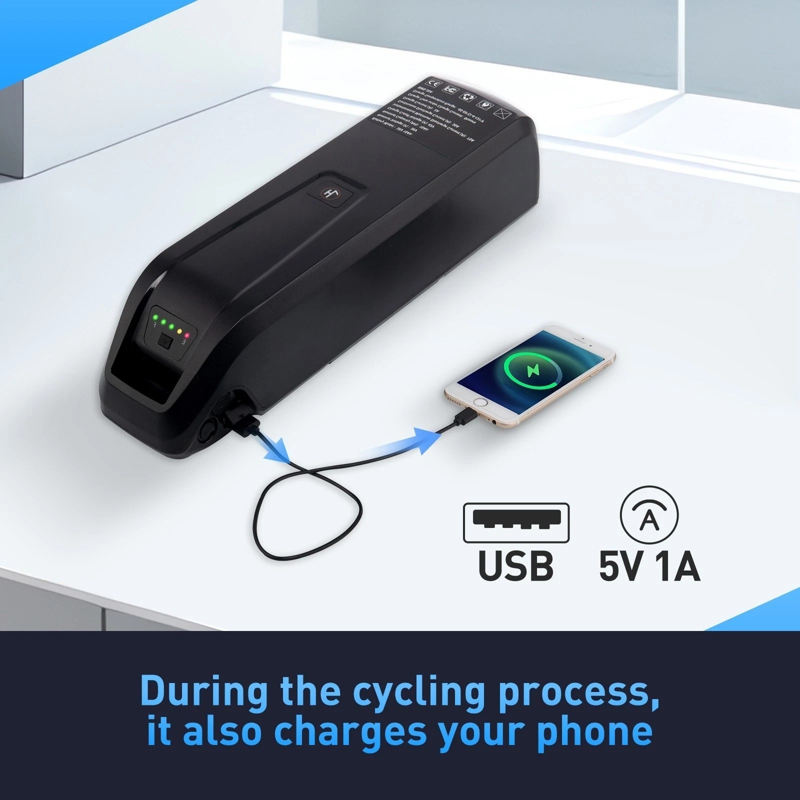 36V Ebike Battery 10Ah/15Ah/20Ah Electric Bicycle Lithium Battery ≤1200W Motors