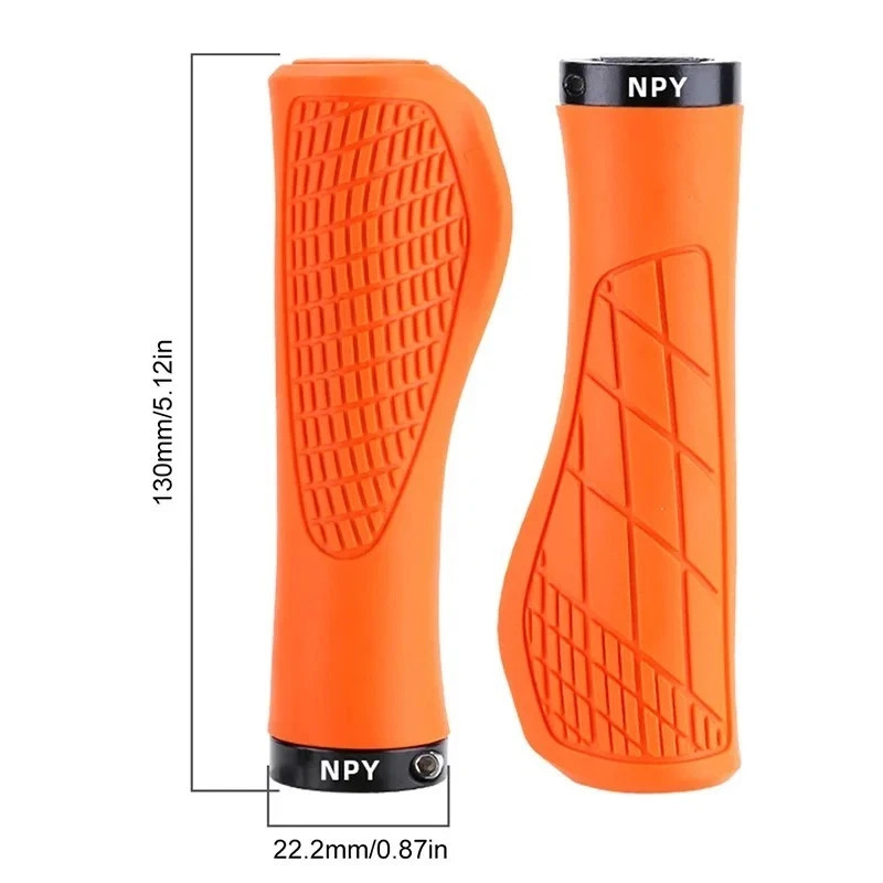 Bike Grips Rubber Mountain Bicycle MTB Handlebar Ergonomic Cycling Lock