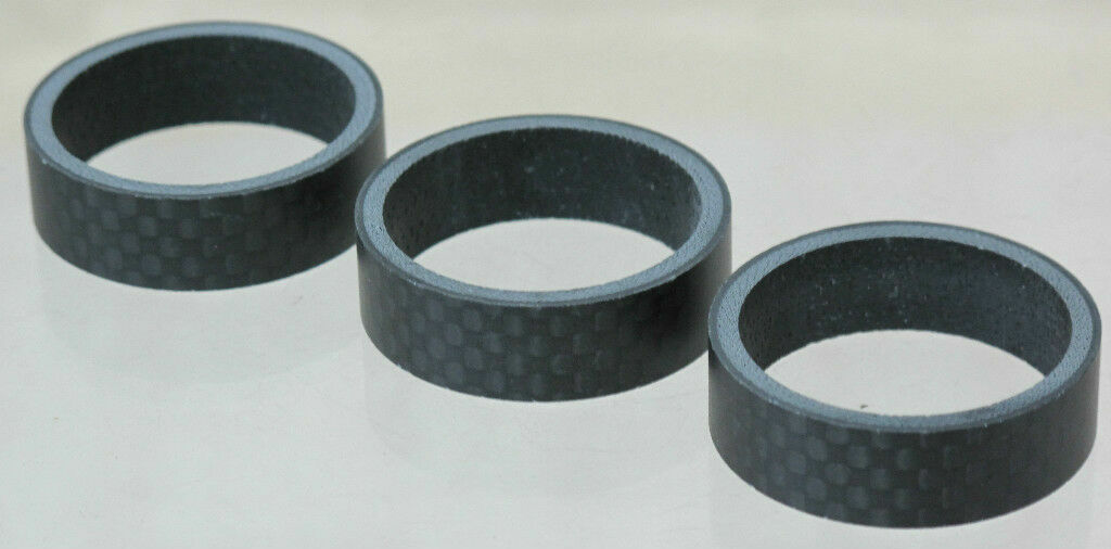 New Carbon Spacer 1-1/8″ 10 10 10 mm 30mm 3cm Mat Black Fork Spacer MATT HEADSET