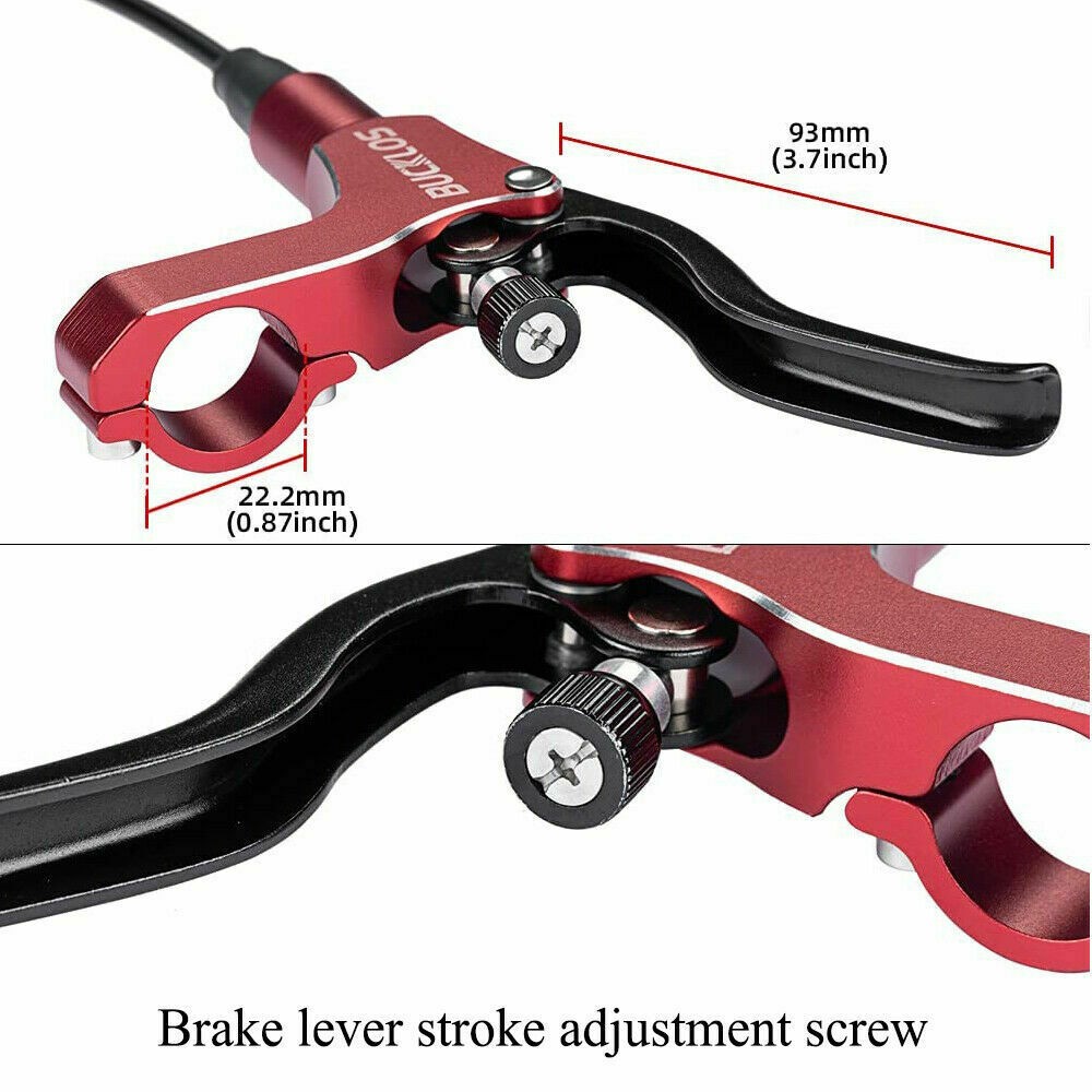 BUCKLOS MTB200 Hydraulic Disc Brake Front Rear 160mm Bicycle 800/1500mm Aluminum